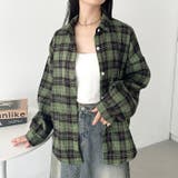 ルーズシルエットチェックネルシャツ | Outfitter lab | 詳細画像30 