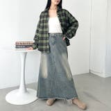 ルーズシルエットチェックネルシャツ | Outfitter lab | 詳細画像34 
