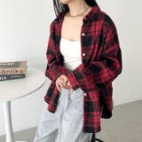 ルーズシルエットチェックネルシャツ | Outfitter lab | 詳細画像43 