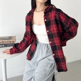 ルーズシルエットチェックネルシャツ | Outfitter lab | 詳細画像44 