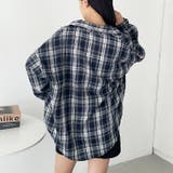ルーズシルエットチェックネルシャツ | Outfitter lab | 詳細画像7 
