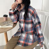 ルーズシルエットチェックネルシャツ | Outfitter lab | 詳細画像73