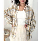ライトイエロー | ルーズシルエットチェックネルシャツ | Outfitter lab