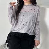 ドットプリント長袖コンパクトトップス | Outfitter lab | 詳細画像10