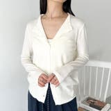 クルーネックベーシックニットカーディガン | Outfitter lab | 詳細画像12