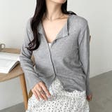 クルーネックベーシックニットカーディガン | Outfitter lab | 詳細画像31