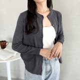 クルーネックベーシックニットカーディガン | Outfitter lab | 詳細画像36