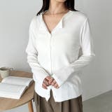 クルーネックベーシックニットカーディガン | Outfitter lab | 詳細画像5