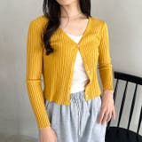 クロップドリブニットカーディガン | Outfitter lab | 詳細画像12 