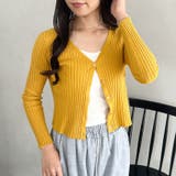 クロップドリブニットカーディガン | Outfitter lab | 詳細画像13 