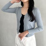 クロップドリブニットカーディガン | Outfitter lab | 詳細画像16 