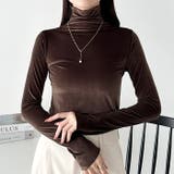 メロウハイネックシアーベロアトップス | Outfitter lab | 詳細画像15