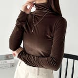 メロウハイネックシアーベロアトップス | Outfitter lab | 詳細画像17