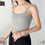 カップ付きドット柄キャミソール | Outfitter lab | 詳細画像16 