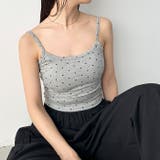 カップ付きドット柄キャミソール | Outfitter lab | 詳細画像19 