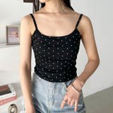 カップ付きドット柄キャミソール | Outfitter lab | 詳細画像9 