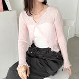 レースシアーカーディガントップス | Outfitter lab | 詳細画像35