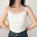 カップ付き小花柄キャミソール | Outfitter lab | 詳細画像12 