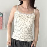 カップ付き小花柄キャミソール | Outfitter lab | 詳細画像5 