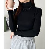 ブラック | タートルネックトップス | Outfitter lab