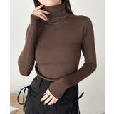 ブラウン | タートルネックトップス | Outfitter lab