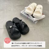 ワンポイントハート厚底クロスベルトサンダル | Outfitter lab | 詳細画像3
