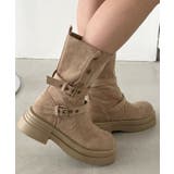 ベージュ | ダブルベルト2wayエンジニアブーツ | Outfitter lab