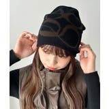 ブラック系その他 | モチーフジャガードビーニー | Outfitter lab