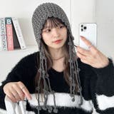 ポンポン付きフードニットキャップ | Outfitter lab | 詳細画像17 