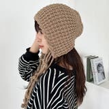 ポンポン付きフードニットキャップ | Outfitter lab | 詳細画像25 