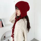 ポンポン付きフードニットキャップ | Outfitter lab | 詳細画像32 