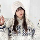 ポンポン付きフードニットキャップ | Outfitter lab | 詳細画像6 