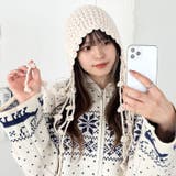 ポンポン付きフードニットキャップ | Outfitter lab | 詳細画像8 