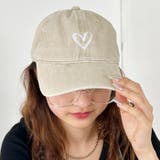 ハート刺繍ピグメントキャップ | Outfitter lab | 詳細画像17