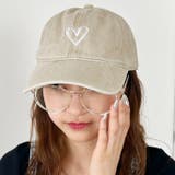 ハート刺繍ピグメントキャップ | Outfitter lab | 詳細画像19