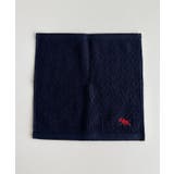 ネイビー | POLO CHAMPS / 刺繍ハンカチ | Outfitter lab