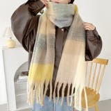 マルチチェックボリュームフリンジマフラー | Outfitter lab | 詳細画像10 