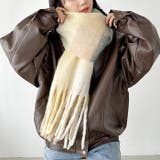 マルチチェックボリュームフリンジマフラー | Outfitter lab | 詳細画像13 