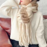 マルチチェックボリュームフリンジマフラー | Outfitter lab | 詳細画像18 