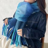 マルチチェックボリュームフリンジマフラー | Outfitter lab | 詳細画像21 