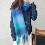 マルチチェックボリュームフリンジマフラー | Outfitter lab | 詳細画像23 