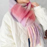 マルチチェックボリュームフリンジマフラー | Outfitter lab | 詳細画像33 