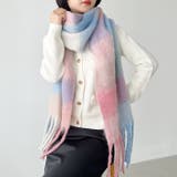 マルチチェックボリュームフリンジマフラー | Outfitter lab | 詳細画像39 