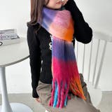 マルチチェックボリュームフリンジマフラー | Outfitter lab | 詳細画像41 