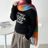 マルチチェックボリュームフリンジマフラー | Outfitter lab | 詳細画像43 