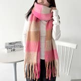 マルチチェックボリュームフリンジマフラー | Outfitter lab | 詳細画像53 