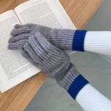 【スマホ対応】リブニットホールタッチバイカラーグローブ手袋 | Outfitter lab | 詳細画像13 