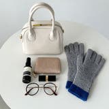 【スマホ対応】リブニットホールタッチバイカラーグローブ手袋 | Outfitter lab | 詳細画像14 