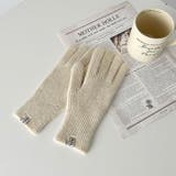 【スマホ対応】リブニットホールタッチグローブ手袋 | Outfitter lab | 詳細画像10 