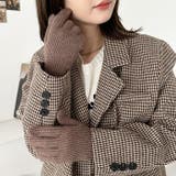 【スマホ対応】リブニットホールタッチグローブ手袋 | Outfitter lab | 詳細画像27 